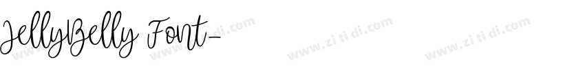 JellyBelly Font字体转换